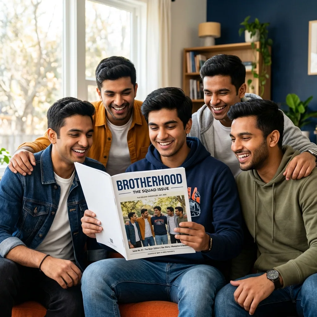 Farewell gift ideas — a personalised photo magazine of team and college photos